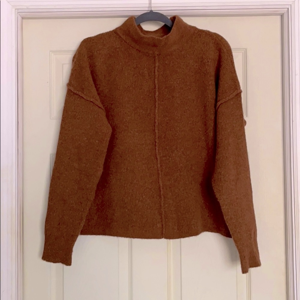Brown Turtleneck Sweater Universal Thread